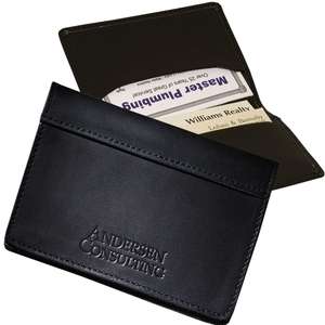 Leeman Fire Island Calfskin Business Card Case 