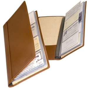 Custom Promotional Leeman Greenwich Large Cowhide Business Card File