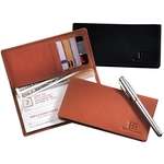 Custom Business Card Holders - Leeman Walker Street Calfskin Checkbook Cover