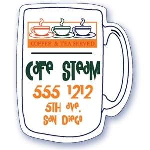 Custom Promotional Coffee Mug Magnet - Indoor