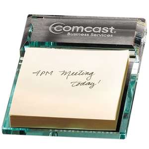 Leeman Atrium Glass Message Pad Holder