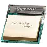 Customized Memo Holders & Dispensers - Leeman Atrium Glass Message Pad Holder