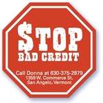 Business Geometric Shaped Magnets - Stop Sign Magnet - Indoor