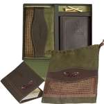 Logo Fitness & Sports Gift Sets - Leeman Woodbury Golf Scorecard Holder and Valuables Pouch Set
