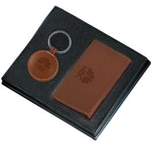 Leeman Barclay Cowhide Leather Gift Set
