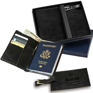 Leeman Soho Passport and Luggage Tag Set