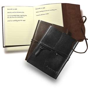 Leeman Americana Leather-Wrapped Journal 