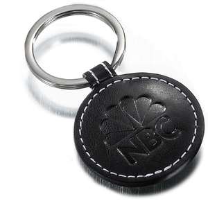 Leeman Limelight Round Leather Key Fob
