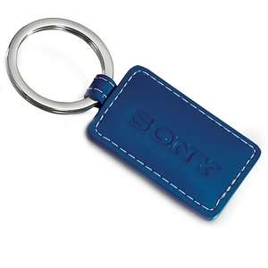 Custom Promotional Leeman Limelight Rectangular Leather Key Fob