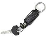 Logo Standard Keychains - Leeman Vintage Rectangular Valet Key Fob