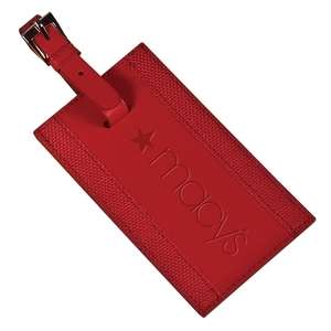 Leeman Majestic Leather/Nylon Luggage Tag