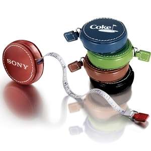 Leeman Seventh Avenue Round Leather Tape Measure 