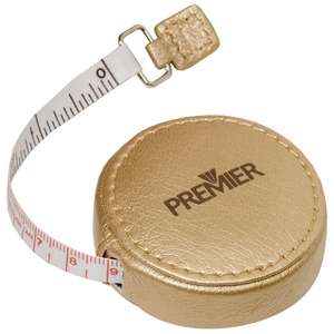 Leeman Seventh Avenue Metallic Round Leatherette Tape Measure 