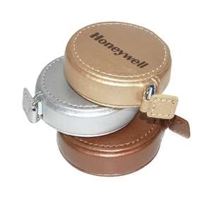 Leeman Seventh Avenue Metallic Round Leatherette Tape Measure 