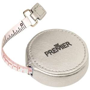 Leeman Seventh Avenue Metallic Round Leatherette Tape Measure 