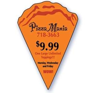Custom Promotional Pizza Slice Magnet - Indoor