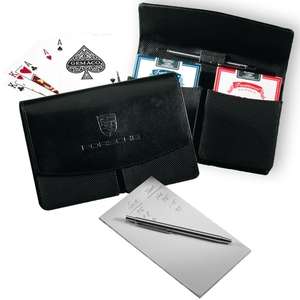 Custom Promotional Leeman Manhasset Playing Card Case