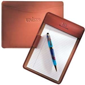 Leeman Wall Street Calfskin Writing Pad Holder - Large 