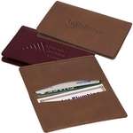 Customized Promotional Products - Leeman Alpine Glazed Cowhide Card Case
