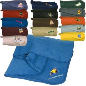 Custom Promotional Fleece Throw Blanket