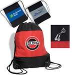 Custom Promotional Products - Microfiber String Backpack