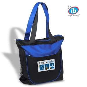 Duo-Tone Zippered Tote