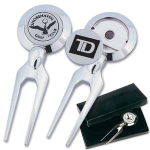 Chrome-Plated Divot Fixer 