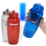 Imprinted Water Bottles - Polyclear Gripper