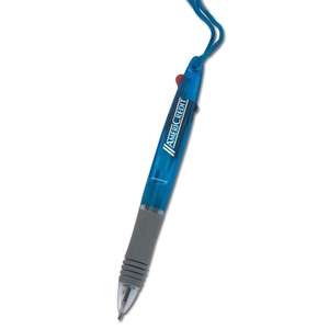 Duo Pen-On-A-Rope - Black and Red Ink 