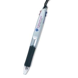 Duo Pen-On-A-Rope - Blue and Red Ink