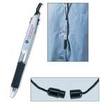 Logo Rope Pens - Duo Pen-On-A-Rope - Blue and Red Ink