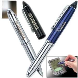 Triplet Lighted Pen with PDA Stylus 