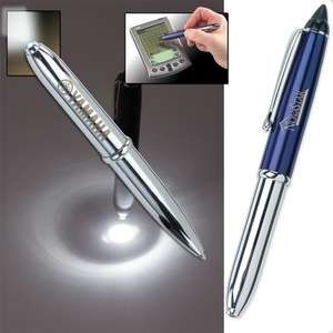 Triplet Lighted Pen with PDA Stylus 