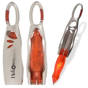 Fold-A-Light Carabiner Pen 