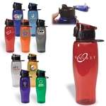 Promotional Water Bottles - Flip-Top Bottle - BPA Free