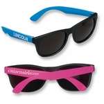 Promotional Collegiate - Neon Rubber Sunglasses