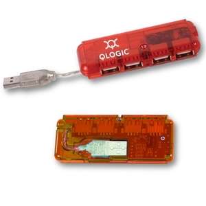 Mini USB 4-Port Hub 2.0 
