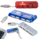 Personalized Computer Accessories - Mini USB 4-Port Hub 2.0