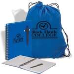 Logo Desk Accessory Sets - Backpack/Jotter Combo