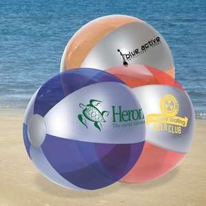 Custom Promotional Luster Tone Beach Ball