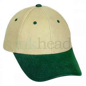 Brushed Cotton Constructed Cap-Two Tone