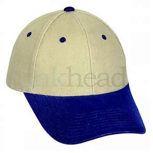 Brushed Cotton Constructed Cap-Two Tone