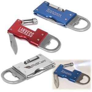 Aluminum Pocket Pal with LED Light 
