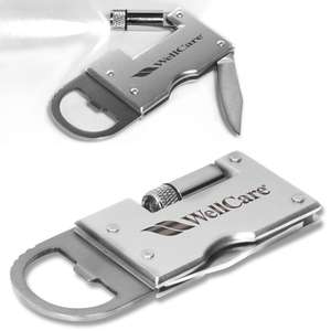 Aluminum Pocket Pal with LED Light 