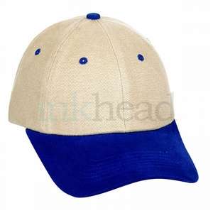 Brushed Cotton Unconstructed Cap-Two Tone