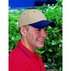 Custom Promotional Brushed Cotton Unconstructed Cap-Two Tone