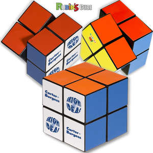 Custom Promotional Rubik's 4-Panel Full Stock Cube Puzzle