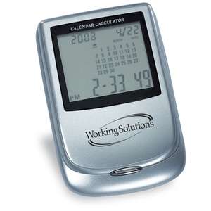 Robot Series Easy-View Calculator/Clock