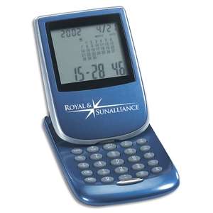 Robot Series Easy-View Calculator/Clock