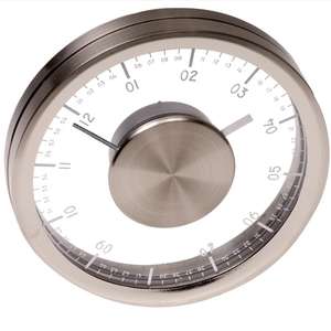 Metropolis Metal Table Clock